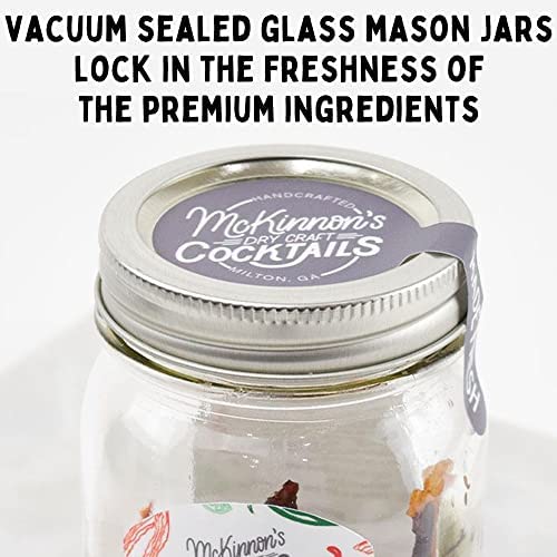 McKinnon’s Dry Craft Cocktails Vodka Trio | Dehydrated Fruits and Herbs | DIY Mixology | Alcohol Infusion Kit | Spirits Recipe | Dry Mix | Mason Jar