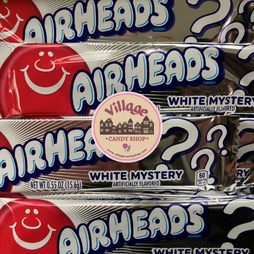 Airheads Candy Full Size Bars - 12 Count (White Mystery)
