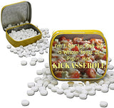 Pipin' Hot Kickasserole Mints Wintergreen Breath Mints Funny Gag for Women Kick ass Stocking Stuffers Gags for Stockings Weird kitchen Gags White