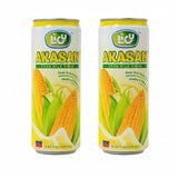 Choucoune Akasan Corn Milk Drink - Authentic Haitian Traditional Beverage, Gluten-Free & All-Natural, Ready-to-Drink - Ideal for Breakfast & Snacks