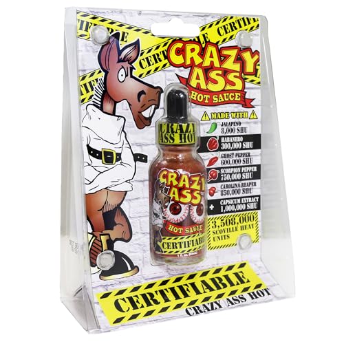 Premium Gourmet Crazy Hot Sauce - Ultimate Hottest Hot Sauce Gift - Try if you dare!