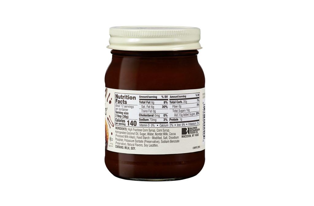 Mrs. Richardson's Premium Hot Fudge Topping 3 pack Rich, Creamy & Decadent Chocolate Sauce - Perfect for Ice Cream, Brownies, and More - 16 oz Jar