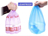 ENK 4 Gallon 150 Count Medium-Light Duty Trash Bags, Star Sealed Bottom, 18 x 21 Inches, Unscented, Premium PE Material, Can Fit Small Trash Bins