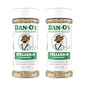 Dan-O's Italian-O Seasoning, 1.7 oz Bottle, 2 Pack, Italian Seasoning for Pasta, Pizza, Salad, Veggies and More, Sugar Free, Zero Calorie, Use this
