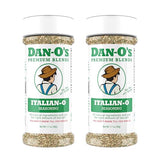 Dan-O's Italian-O Seasoning, 1.7 oz Bottle, 2 Pack, Italian Seasoning for Pasta, Pizza, Salad, Veggies and More, Sugar Free, Zero Calorie, Use this