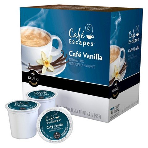 Cafe Escapes Cafe' Vanilla 16 Ct - Pack of 2 (Total 32Ct)