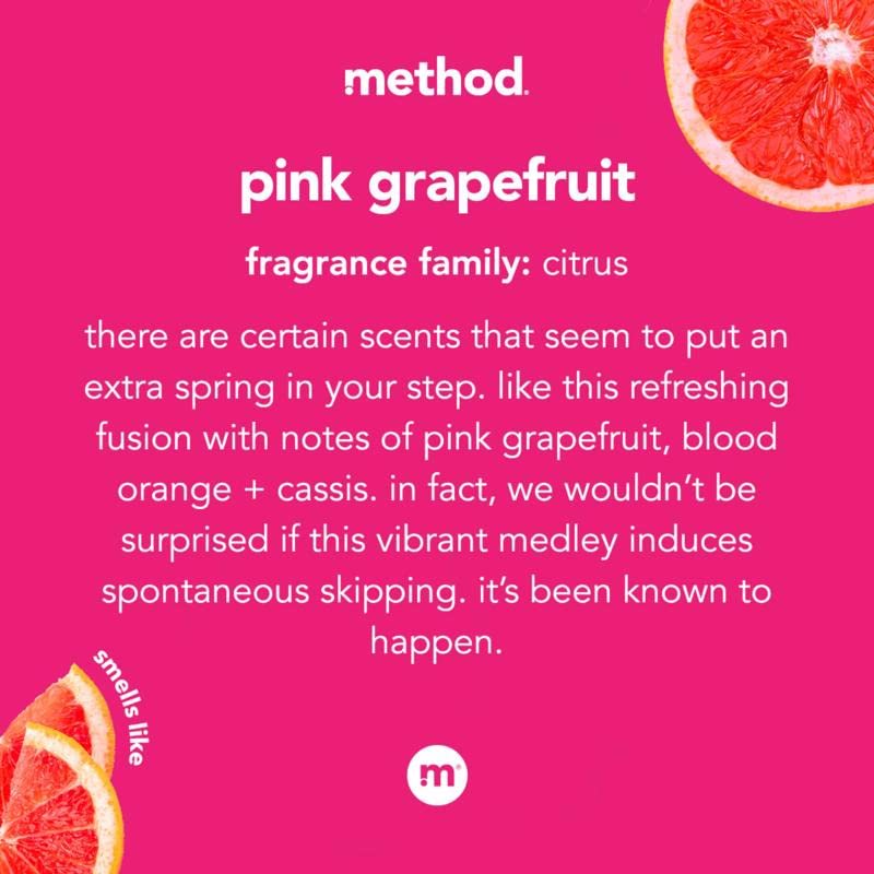 Method Pink Grapefruit Scent 6.17 oz. Wipes All Purpose Cleaner