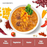 WonderSlim Protein Meal, Zesty Vegetable Chili w/Beans, 12g Protein, 4g Fiber, Gluten Free (7ct)