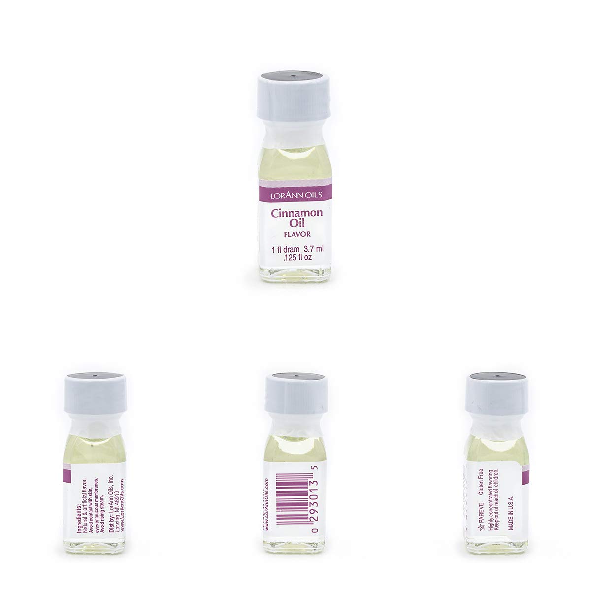 LorAnn SS 4 pack Spice Flavor 1 dram bottles (.0125 fl oz - 3.7ml)