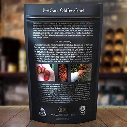 Geek Grind Frost Giant Roast Whole Bean Coffee - 12oz Bag