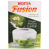 Hotta Fusion, Instant Matcha Green Tea with Ginger Latte Drink 13g X 8 Sachet