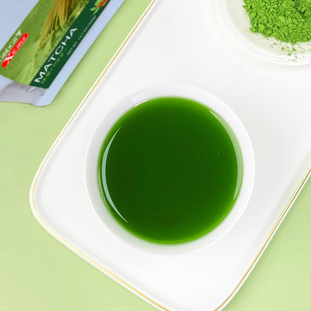 XIEJINJI Matcha Powder - 360g (12.7 oz) - Versatile Culinary Grade Green Tea Powder for Lattes, Baking, Smoothies & Desserts