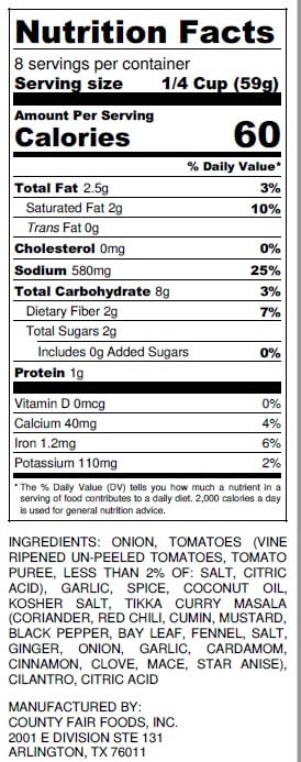 Curry Girl Tikka Masala Sauce, Mild, 16 oz Authentic Indian Simmer Sauce, Vegan, Gluten-Free, All Natural, Bold Flavor for Chicken, Tofu, or