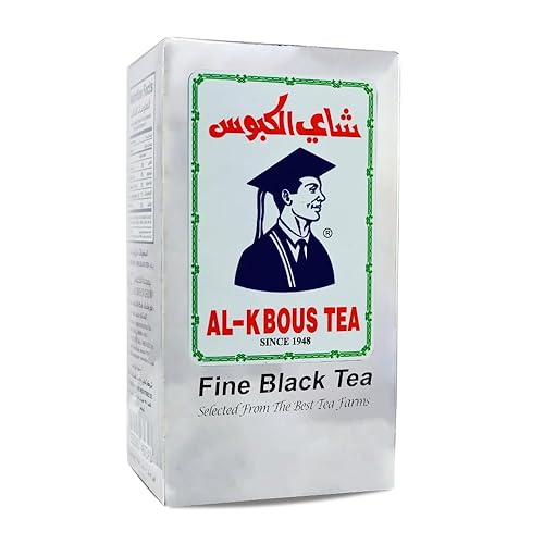 Al-Kbous Fine Black Tea Selected From The Best Tea Farms (3.52 oz / 100 gm) Al kbous Alkabous Alkaboos Soft Loose Organic Arabian Natural With Pure