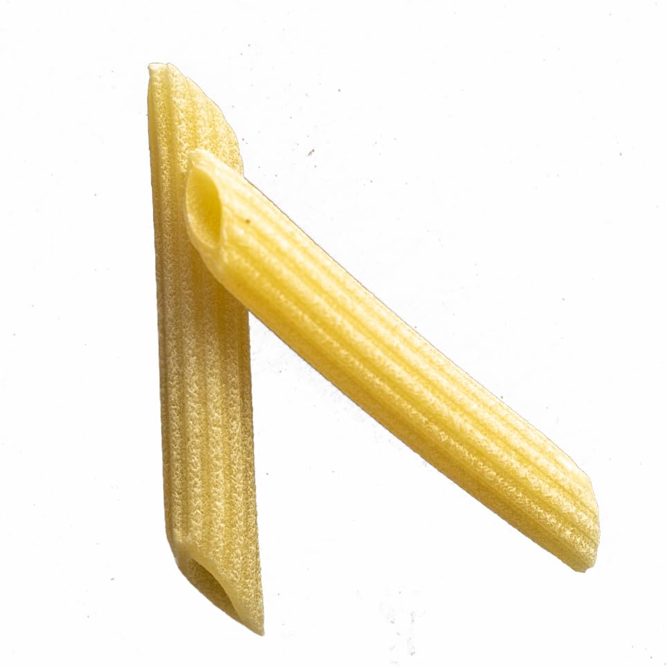Isola Italian Bronze Cut Penne Rigate Pasta, 16 oz Bag, Made with 100% Durum Wheat Semolina from Puglia, Rough Texture for Sauce Retention, Dry