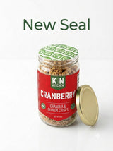 Kin Kitchen non-GMO Granola & Organic Quinoa Crisps, in a Glass Jar Recyclable and Resusable. Made with Real Fruit. No Artificial Colors, Flavors, or
