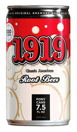 1919 Classic American Root Beer (10 Pack) 7.5 OZ Cans - Classic American Pop - Real Sugar, Real Vanilla, Caffeine Free - America’s Original Brewery