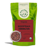 Worldwide Botanicals Organic Hibiscus Tea - 8 oz, Loose Leaf, Cut and Sifted - 100% Egyptian Hibiscus sabdariffa AKA Karkade, Roselle, Sorrel, Zobo