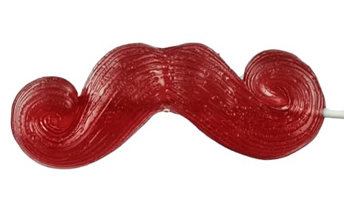 GGB Candies Gummy Mustache, Pack of 2 (Cherry / 2-Pack)