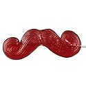 GGB Candies Gummy Mustache, Pack of 2 (Cherry / 2-Pack)