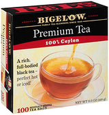 Bigelow 100 Count Premium Blend Black Tea (Case of 10), Contains 1,000 Total Individually Wrapped Tea Bags, Full Caffeine