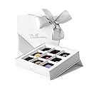 Dallmann Confections Exotic Assorted Chocolates | Luxurious Chocolate Gift Box Beautifully Finished With Hand-Tied Silver Satin Ribbon | Traditional