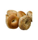 Mixed Case of Elie's Bagels 6 packs per case 4 bagels per pack- 8 Plain, 8 Everything & 8 Sesame-24 total Bagels.