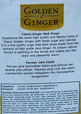 Sunny Ville Golden Ginger Herb Drops Classic (sugar free), 100 Gram / 3.5 Oz