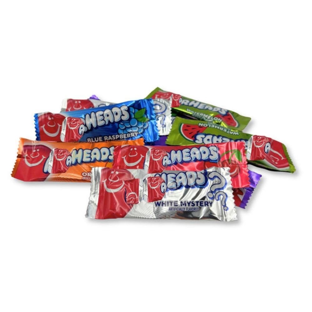 Chewy Fruit Taffy Mini Bars Assorted Flavors - 1 lb (Approx. 40 pieces)
