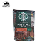 KING BUY BOX 1 PCS cup Bundle with Pike Place Medium Roast Ground Coffee Bag, 40 Ounce compatible with Starbucks