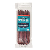 Werner Gourmet Style Snack Sticks, Hot Pepperoni, 20 Count, 1.20 Lbs