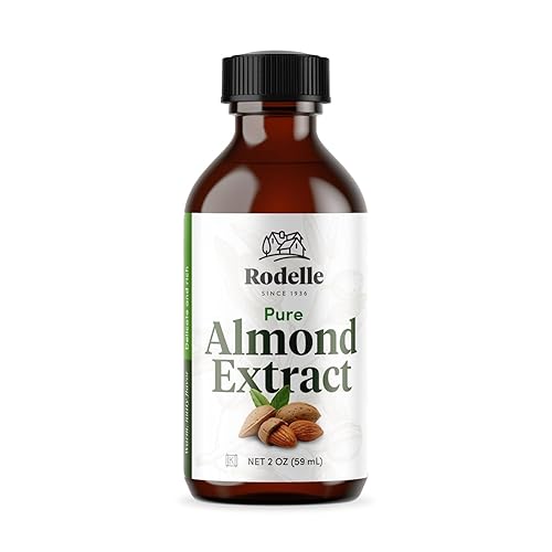 Rodelle Pure Almond Extract Gluten Free Made in USA, 2 Ounce