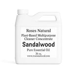 Roses Natural Multipurpose Cleaner Concentrate, 36 oz | Plant-Based, Non-Toxic, Biodegradable | Streak-Free Cleaning for Kitchen, Bathroom, Glass
