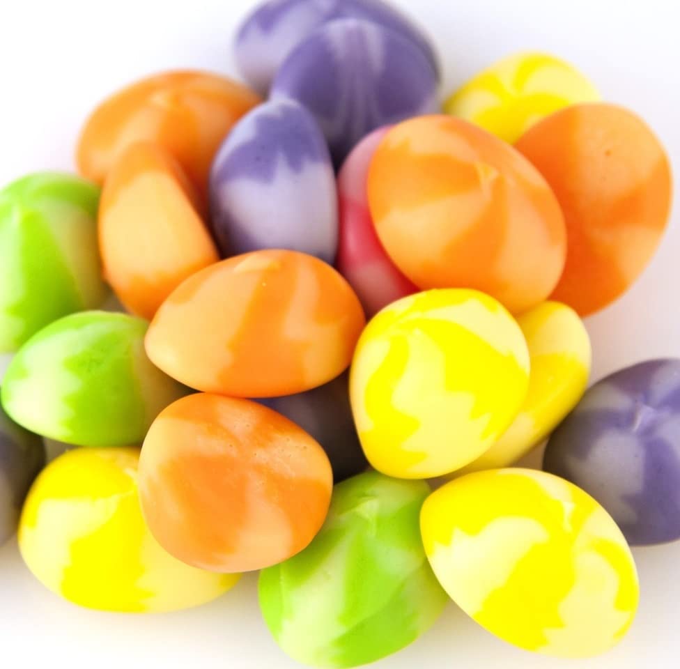 Gummi Tie Dye Eggs - 1.5 Lb Tub