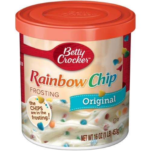 Betty Crocker Party Rainbow Chip Cake Mix and Rainbow Chip Frosting Bundle (2 Items)