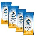 Pledge Multisurface Cleaning Wipes, pH Balanced, Fresh Citrus, 25 Count (Pack of 4, 100 Total Wipes)