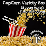 Popcorn Variety Pack - Popcorn Snack Pack with Individually Wrapped Bags - Bulk Snack Box for Adults, Kids, Office, and School - 35 Count Assembled by