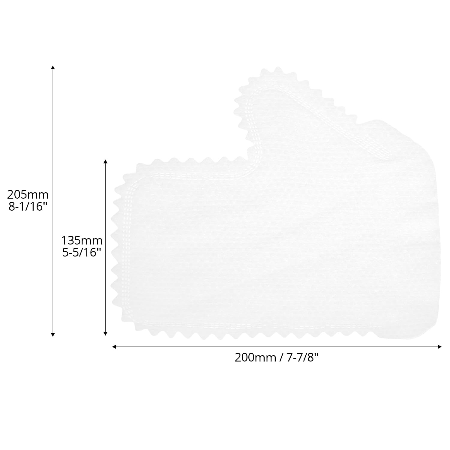 QWORK White Microfiber Dusting Gloves, 60 Pieces Dusting Mitt, Wipes Feather Dusters, Dual-Sided Disposable