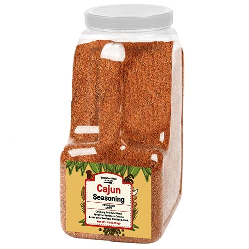 Unpretentious Cajun Seasoning, 7 lb, Culinary Blend, Southern Classic, Rich Flavor