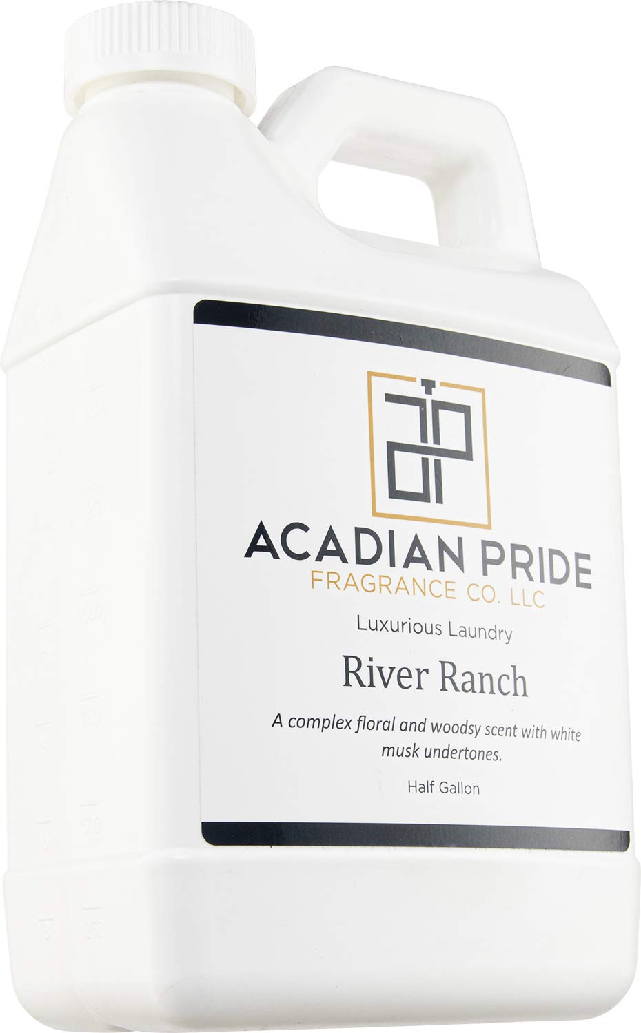 ACADIAN PRIDE FRAGRANCE CO Luxurious Wash Laundry Detergent (River Ranch) 1/2 Gallon/64 oz