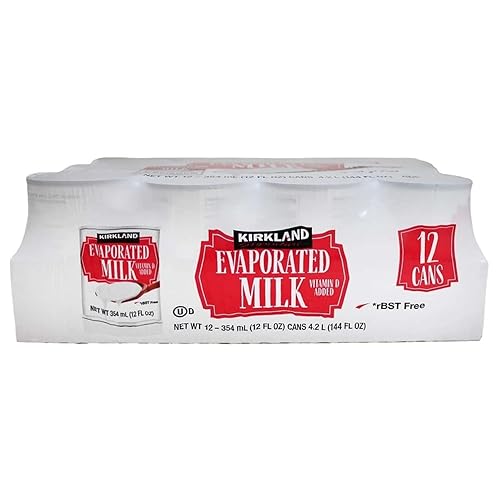 Kirkland Signature Evaporated Milk, 12 Fluid Ounce (12 Count)