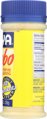 Goya Seasoning Adobo Pepper, 8 oz, Blue Cap