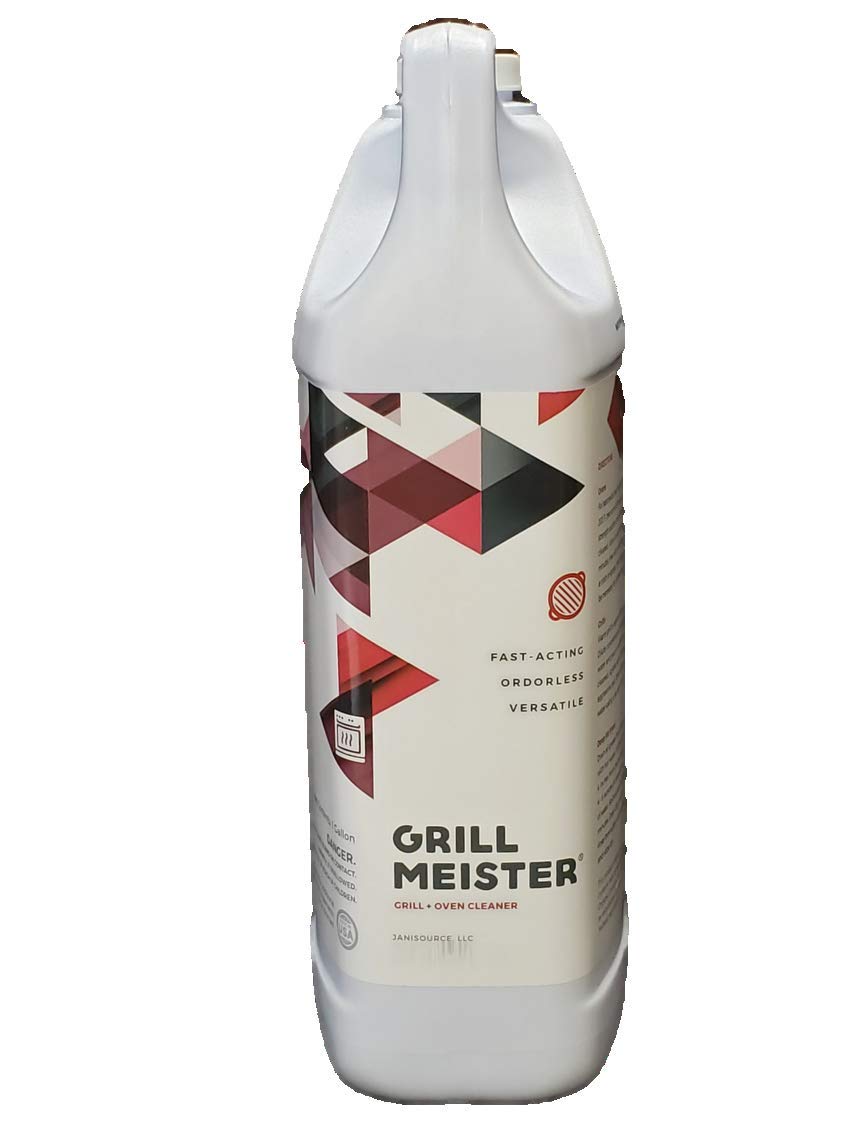 Jani-Source GrillMeister Grill, Grate & Oven - Heavy Duty Cleaner/Degreaser,1 Gallon