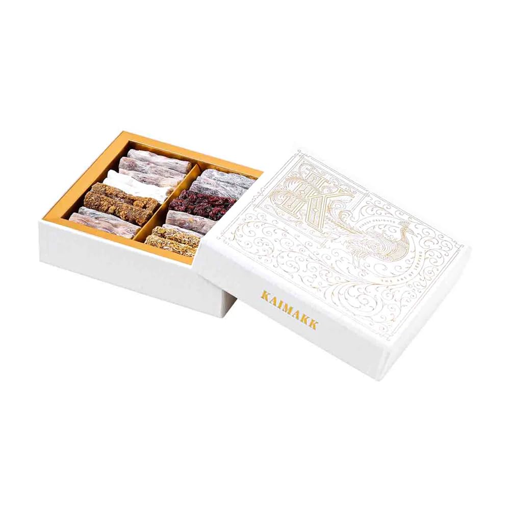 Delightful Turkish Delight Assortment - 250g Stick-Shaped Variety Box - Gift Boxes