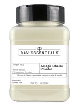 Raw Essentials White Asiago Cheese Powder - Irresistible Creaminess and Umami Depth for Pasta, Pizza, Snacks, and More - Savory & Cheesy - 7 Ounce