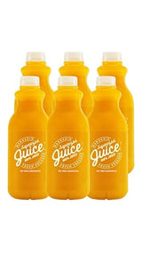 Squeezed Juice 100% Mandarin Juice, 32 fl oz, 6 Pack Bottles | HPP Pasteurized | Not from Concentrate | Fresh Pressed | California Fruit Juice…