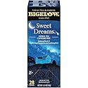 Bigelow Sweet Dreams Herbal Tea 28-Count Box (Pack of 1) Relaxing Blend of Chamomile & Mint Caffeine-Free Nighttime Herbal Tea in Individual