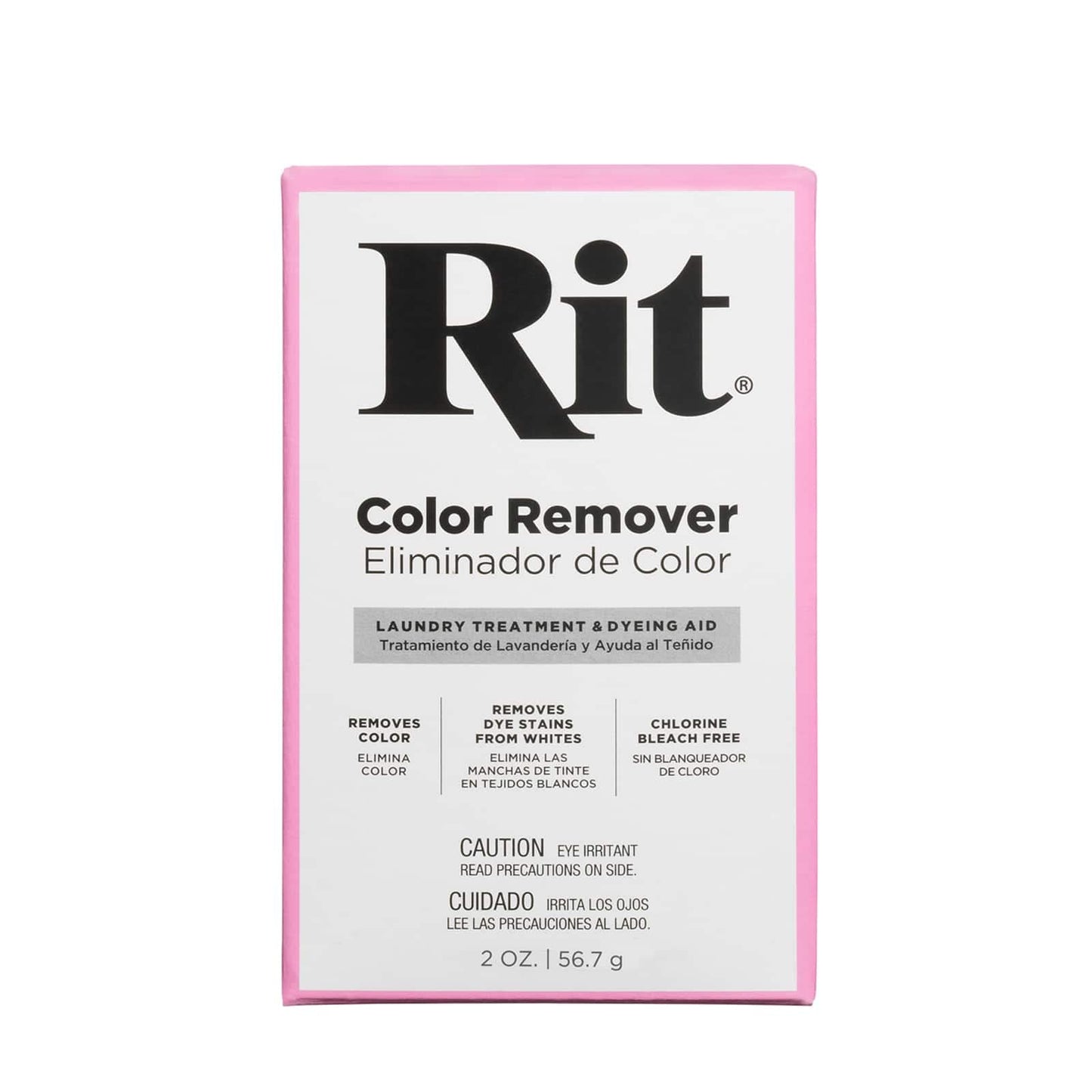 2oz. Rit Color Remover - Removes Stains from Cotton, Linen, Wool, Rayon, and Ramie - Bulk 12 Pack