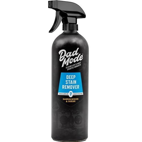 DadMode 7-Enzyme Deep Stain Remover - Heavy Duty Laundry Odor Eliminator for Extreme Clothing Messes Powered by Nuclease (DNAse) - 16oz Refillable