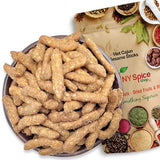 NY Spice Shop Cajun Sesame Sticks - 3 Pound Spicy Cajun Sesame Toasted Snack Mix - Crunchy Hot Flavor Bites - Finger Munchies Savory Party Treats